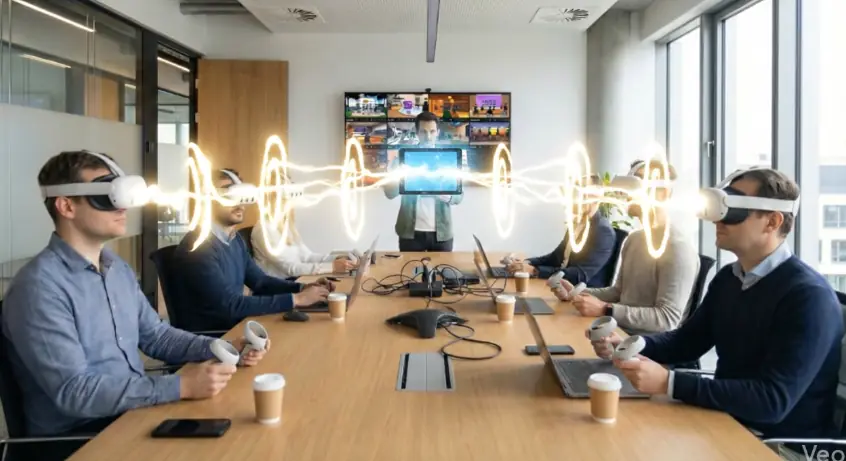 Session VR collaborative pilotée avec OmnicastVR